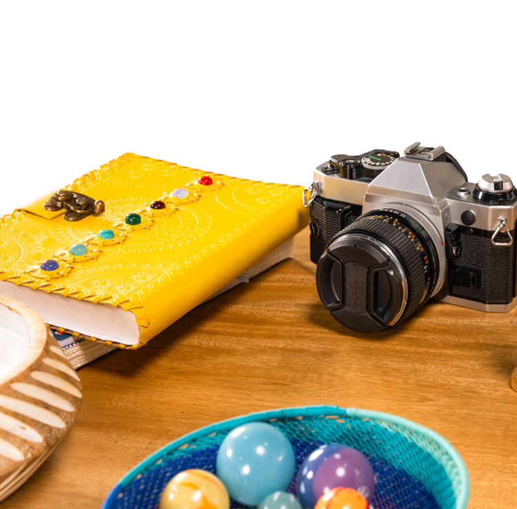 Items on desk