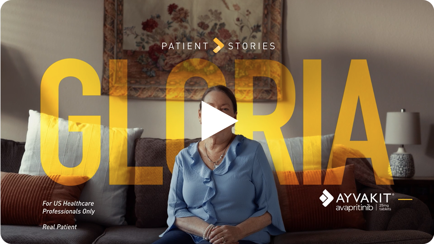 Hear from real AYVAKIT® (avapritinib) patient, Gloria